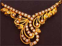 Code KJDP 1310Gold 18 ktWeight 15 gmsDiamond 2 ct, click here to see large picture.