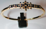 Code KJGJS 2711Blue Sapphire Bracelet, click here to see large picture.