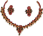 Code KJGJC 2906Blue Sapphire & Ruby Set, click here to see large picture.